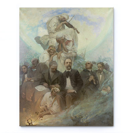 Pantheon české hudby (1929) - Alfons Mucha
