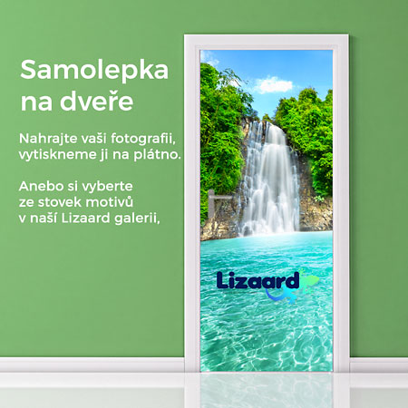 Samolepka na dveře na míru s fotografií