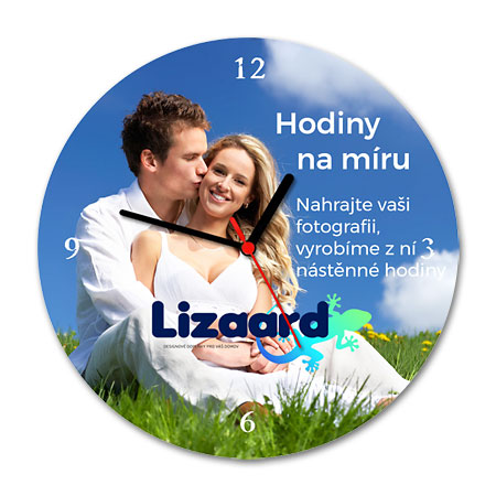 Nástěnné hodiny s vlastním motivem