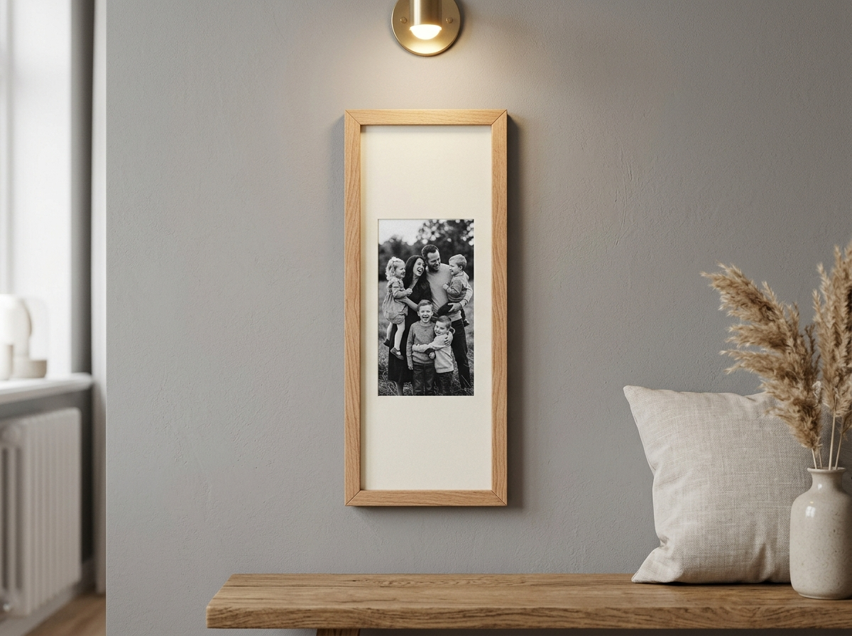 Page: Magnetické rámečky na zeď | Lizaard.cz. Context: Magnetický rámeček dřevo 9x27cm 632 Kč